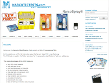 Tablet Screenshot of narcotictests.com